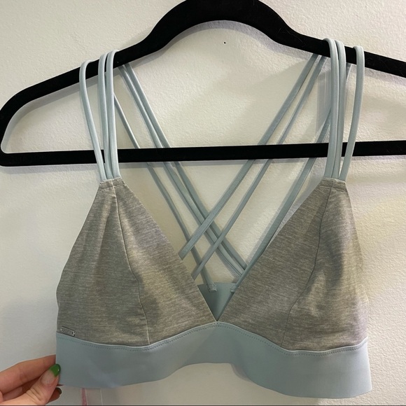 PINK Victoria's Secret Other - PINK Victoria's Secret Strappie Gray and Light Blue Bra